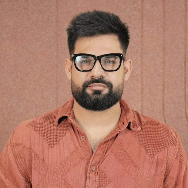 Portrait of Ankit Sabarwal, host of The Xtrim Podcast, in a professional studio environment.